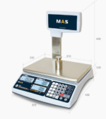 Торговые весы MASTER MR1P